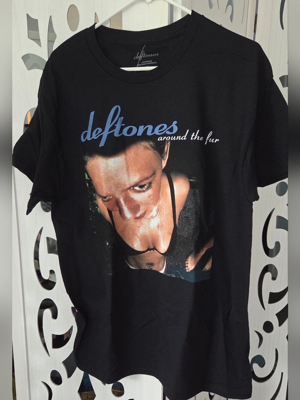 Deftones Around the Fur Shirt Large L Black Spencer’s Alt Rock Metal Band NWT